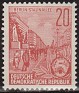 Germany 1953 Characters And Monuments 10 PF Rojo Scott 163. ddr 163. Subida por susofe